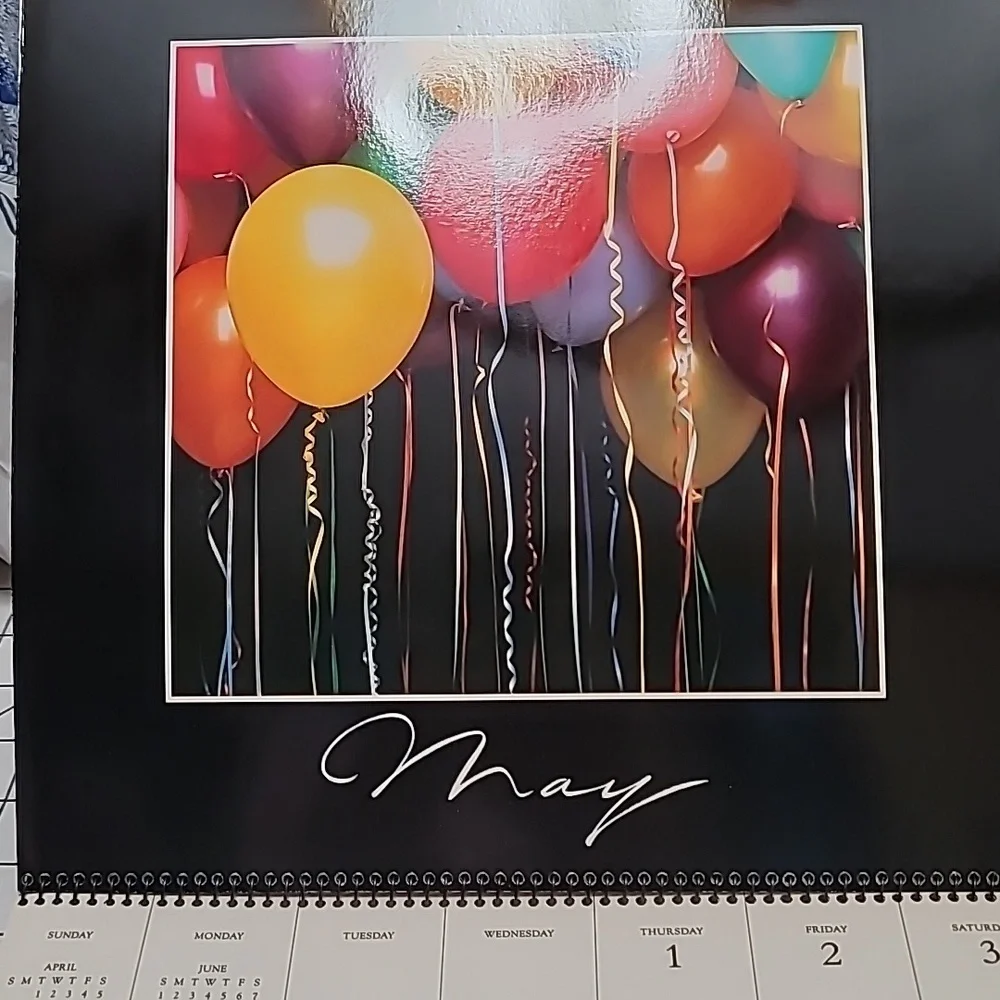 Vintage 1986 Hallmark Rainbows Calendar‎ Preloved